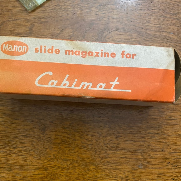 manon Other Vintage Manon Cabimat Cabin Automatic Slide Projector 35 With Slide Magazine